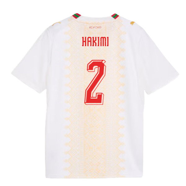 2026-2027 Morocco Away Shirt (Kids) (Hakimi 2)-SoccerKits Hub | Buy Soccer Jerseys Online